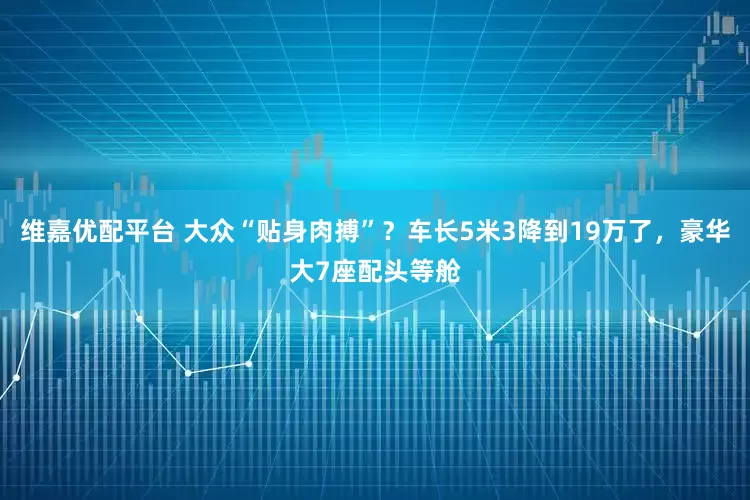 维嘉优配平台 大众“贴身肉搏”？车长5米3降到19万了，豪华大7座配头等舱