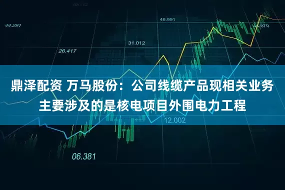 鼎泽配资 万马股份：公司线缆产品现相关业务主要涉及的是核电项目外围电力工程